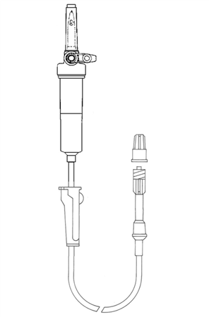 Sistema de administración de suero sin filtro