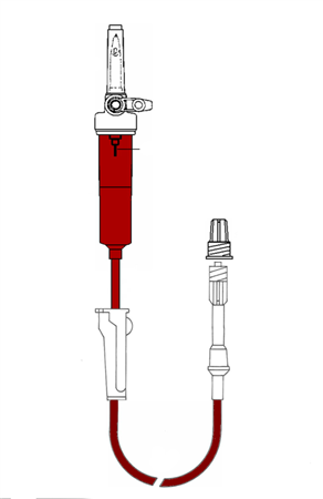 Sistema de administración de suero micro-gotas (60 gts / ml)