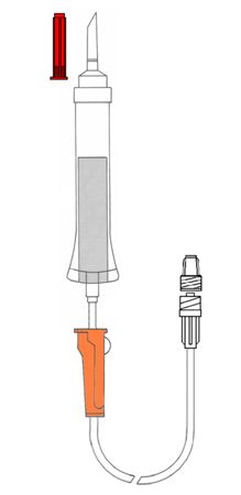 Sistema de administración de sangre con filtro 200 µm 25 cm²