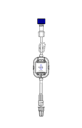 Alargadera de 10 cm con filtro de 0.2 µm, Luer Lock M / H