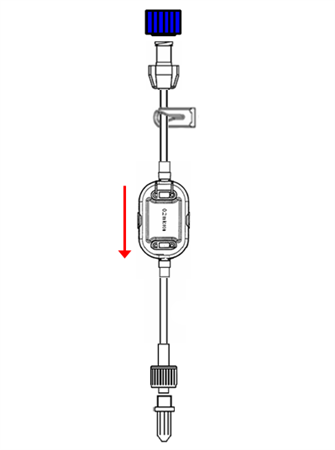 Alargadera neonatal 1 x 2.50 mm con filtro 0.2 µm
