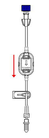 Alargadera neonatal 1 x2.50 mm con filtro positivo 0.2 µm